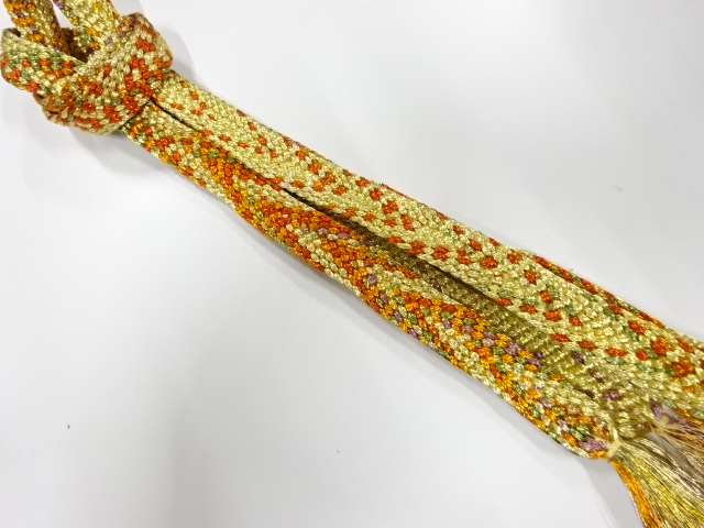 正絹　手組帯締め